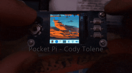 Pocket Pi demo animation